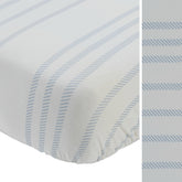 KIPP BABY STRIPED FITTED BASSINET SHEET